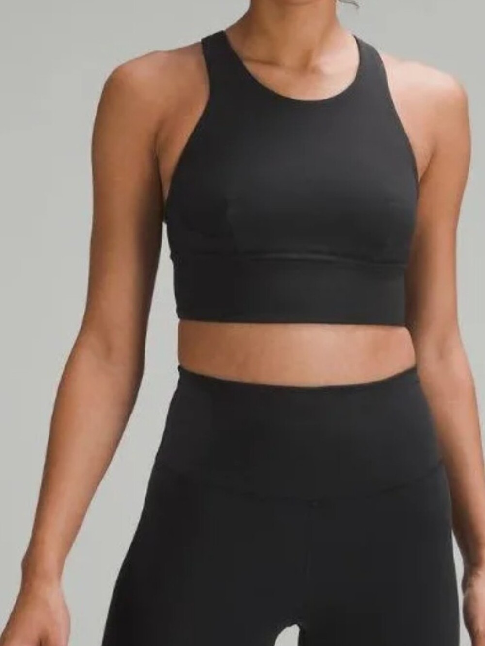 Lululemon Wunder Train Long-Line Bra (Medium Support, C/D Cups) in Black-14 #2